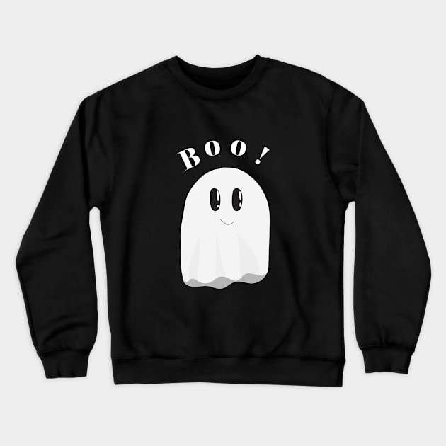 Boo Crewneck Sweatshirt by attire zone